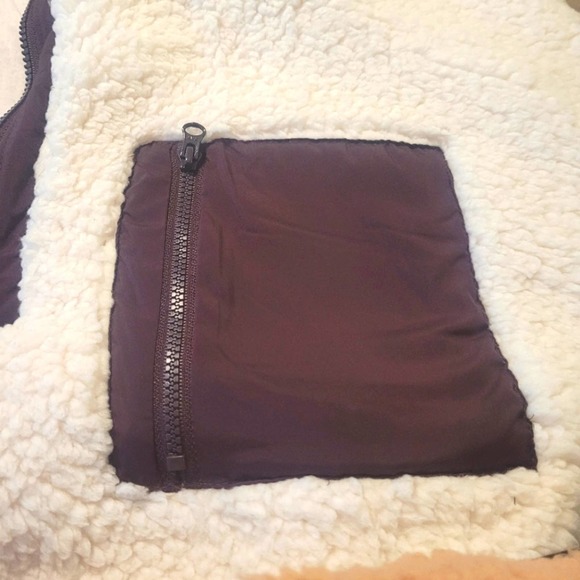 Lou & Grey Colorblock Cozy Up Sherpa Zip Jacket Size Large - Picture 7 of 10